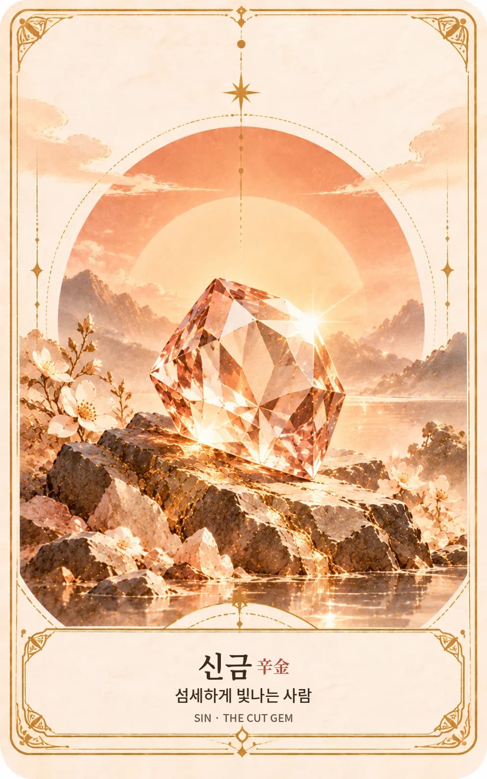 신(辛) 일간 카드